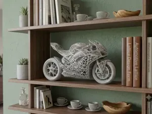 Ducati Panigale V4 Voronoi Scale Model 3D
