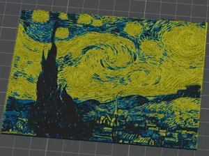 Starry Night HueForge – Van Gogh in Layers