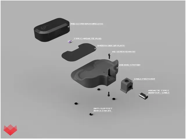 ROG Cetra Open Wireless Magnetic Charging Dock — Фото 5 из 9