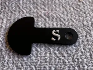 A Customizable Australian $1 trolley key