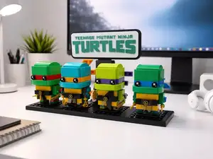 TEENAGE MUTANT NINJA TURTLE BRICKHEADZ DISPLAY