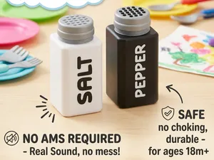 Realistic Sounds Toy Salt and Pepper Shakers