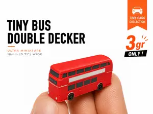 Tiny Bus Double Decker - Mini Cars Series