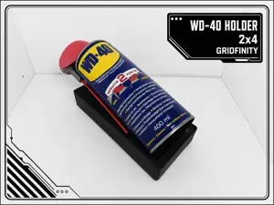 Gridfinity - Angled WD-40 Holder