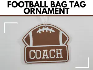 Football Bag Tag Sports Gear Accessory
