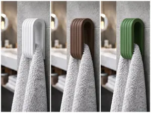 Self-Locking Towel Hanger