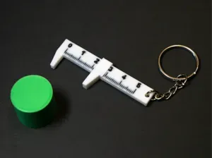 Portable Caliper Keychain