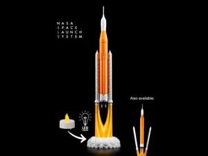 NASA SLS - Moon Rocket Lamp Diorama (no AMS)