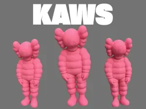 Kaws "What Party' Chum Figure Large - Fast Print