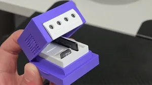 Multipart Mini Gamecube with SD card holder