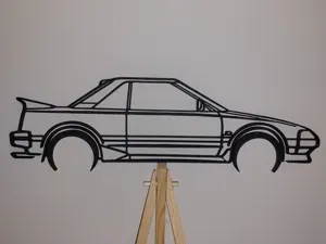 Toyota MR2 mk1 Silhouette wall art
