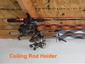 Rod Holder (Fishing) - Ceiling, Roof or Wall