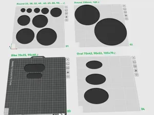All warhammer 40K base (round, oval, bike)