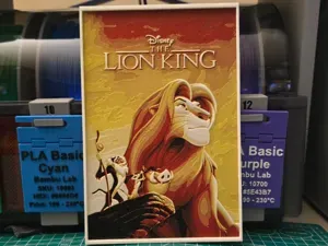 The Lion King Movie Poster - Hueforge Art