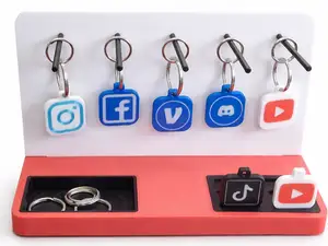 Modular Desktop Keychain Organizer!