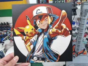 Pokemon Hueforge - Pikachu & Satoshi