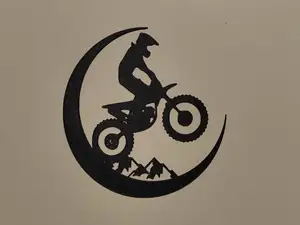 enduro biker - wall art