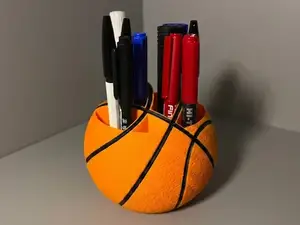 Desktop Dunk - Basketball Pen Holder