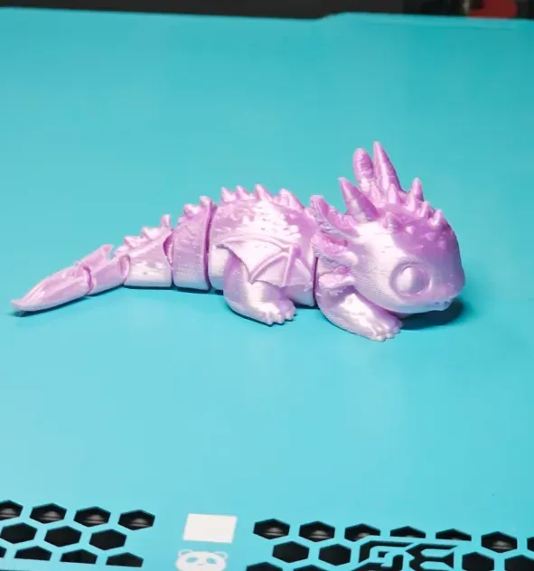 Draxolotl Cute Flexi Dragon + Axolotl Hybrid Toy — Фото 3 из 5