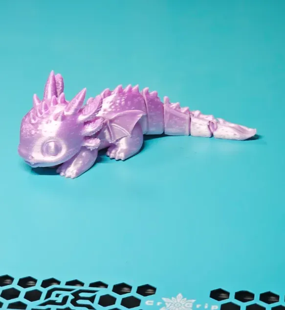 Draxolotl Cute Flexi Dragon + Axolotl Hybrid Toy — Фото 2 из 5