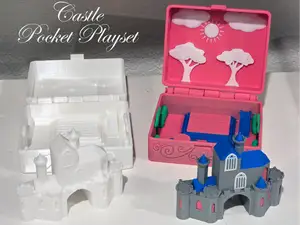 Pocket Princess & Castle Playset Travel Toy