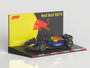 【Red Bull】红牛2023款F1赛车摆件 RB19涂装 冠军车 带铭牌底座 组装/轮胎可动