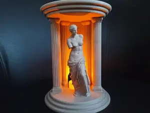 Aphrodite goddess Greek temple tealight decor