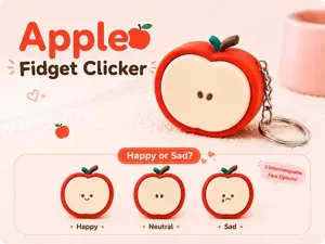 Happy or Sad? Apple Fidget Clicker