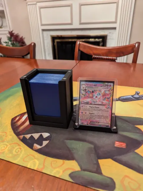 75 Card Magnetic Display Deck Box Magic Pokemon — Image 4 of 11
