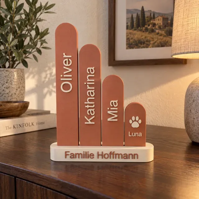 Unsere Familie – Personalisierbare Namenssäulen — Image 5 of 8