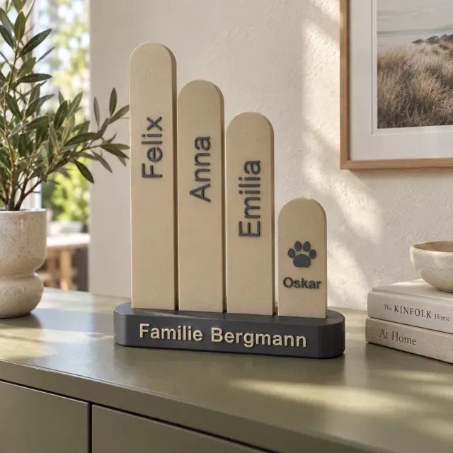 Unsere Familie – Personalisierbare Namenssäulen — Image 6 of 8