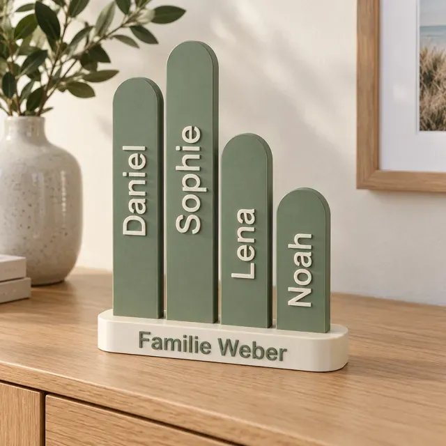 Unsere Familie – Personalisierbare Namenssäulen — Image 7 of 8