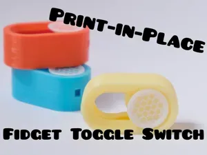 FlipTog — Print-In-Place Fidget Toggle Keychain