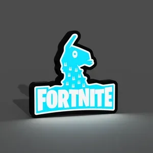 Fortnite Lama Lightbox LED Logo