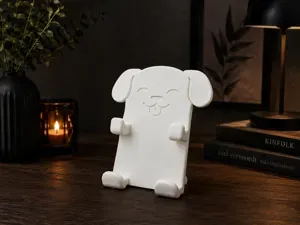 Cute Puppy Phone Stand–Puppy Holder for Desk
