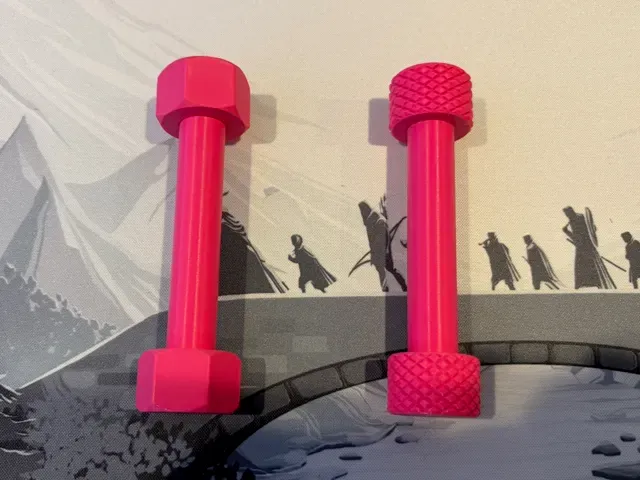Trailer Hitch Receiver Cap Pin (Parametric!) — Image 3 of 4