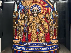 Adeptus Custodes 40k Lightbox; Space Marine Guard