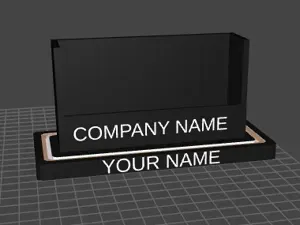 Business Card holder Parametric Customize Elegant