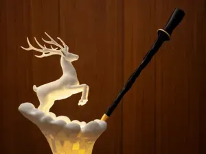 Patronus Deer Lamp 001 Magical Light Harry Potter