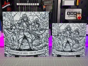 Death Korps de Krieg - Hueforge - Black and White