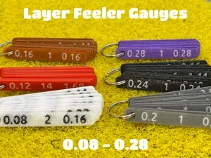 Layer Height - Feeler Gauge [0.08 to 0.28]