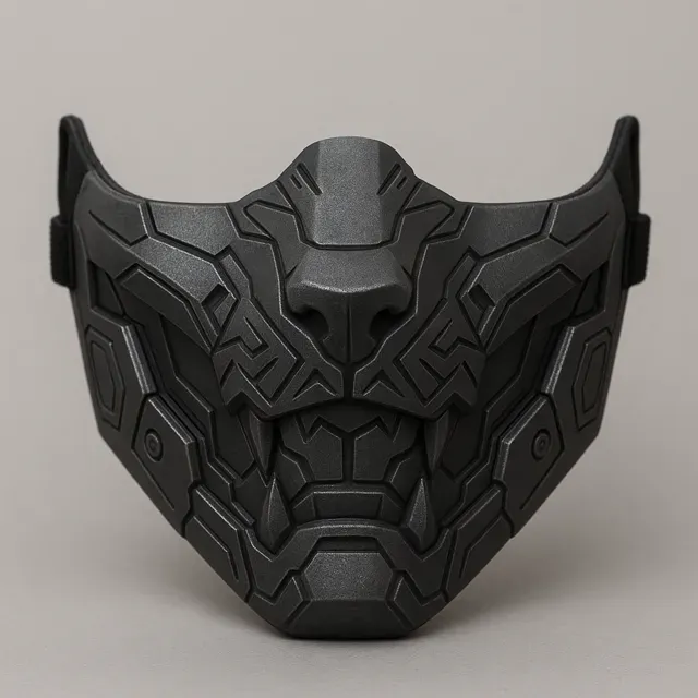 TDC OniForge – Cyber Panther Half-Face Mask — Image 15 of 16
