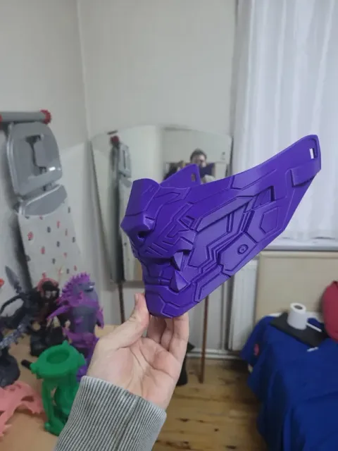 TDC OniForge – Cyber Panther Half-Face Mask — Image 13 of 16