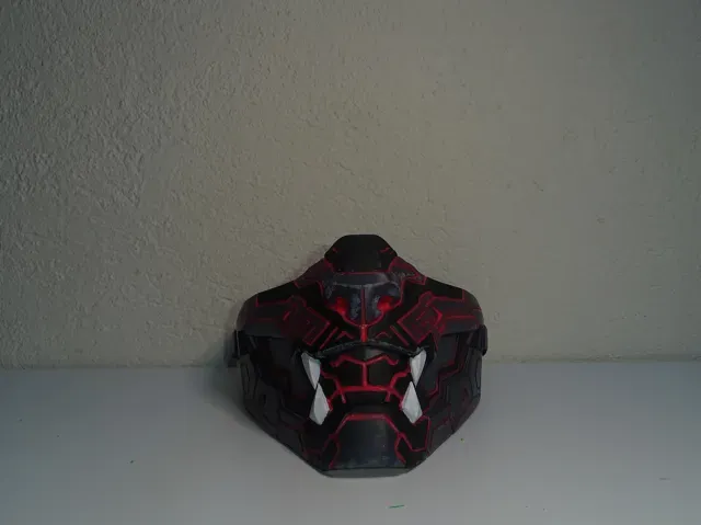TDC OniForge – Cyber Panther Half-Face Mask — Image 5 of 16