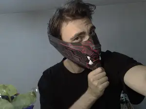 TDC OniForge – Cyber Panther Half-Face Mask