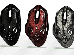 Wireless Mouse 002 with holes