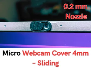 Micro Webcam Cover 4mm – Sliding