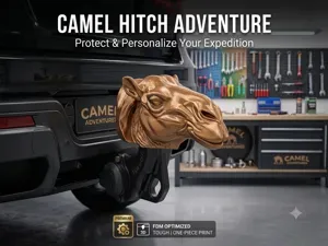 Camel Head Trailer Hitch Cover