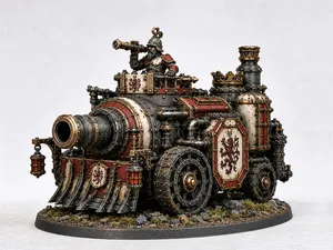 Gothic Siege Cannon Engine - Steam Tank