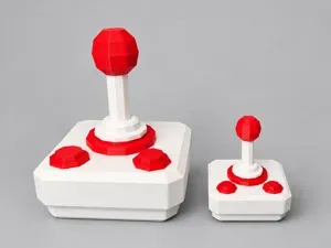 Vintage Arcade Joystick – 3D Printable
